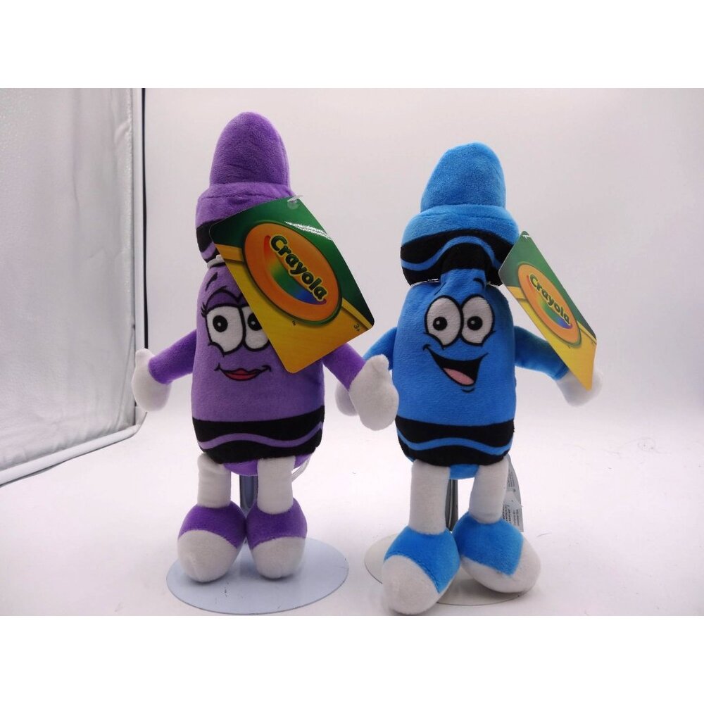 Hallmark Crayola Experience Purple‎ & Blue Crayons 2023 Approximately 18”